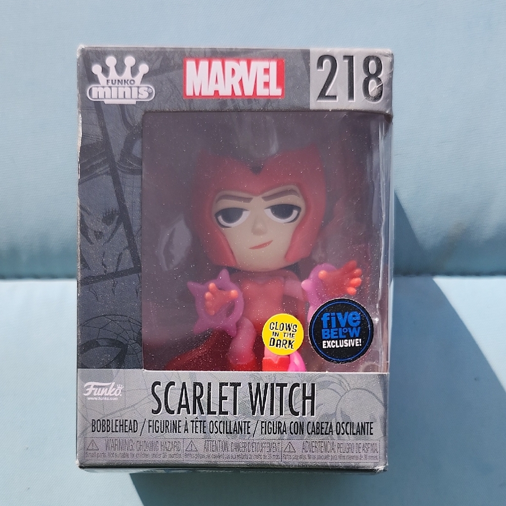 Funko Scarlet Witch Mini Figure - Red and Pink five below exclusive